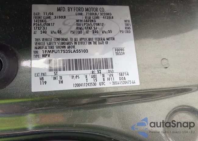 1FMPU17535LA55103: 42309684