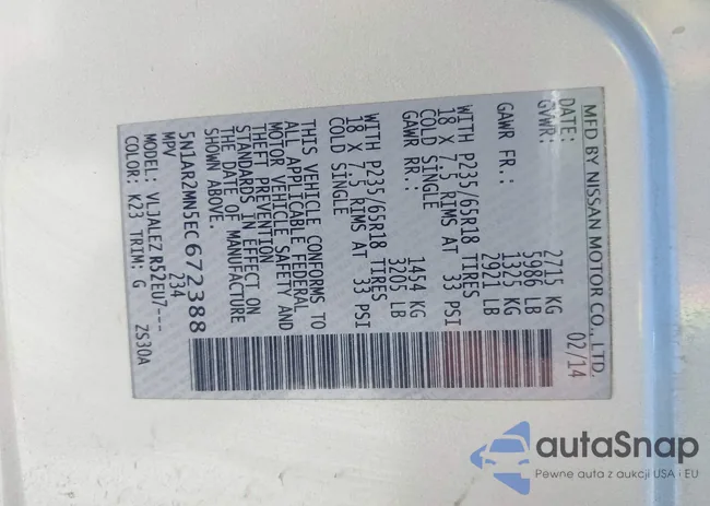 5N1AR2MN5EC672388: 42309714