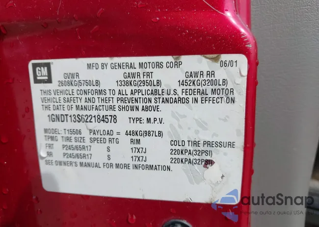 1GNDT13S622184578: 42308912