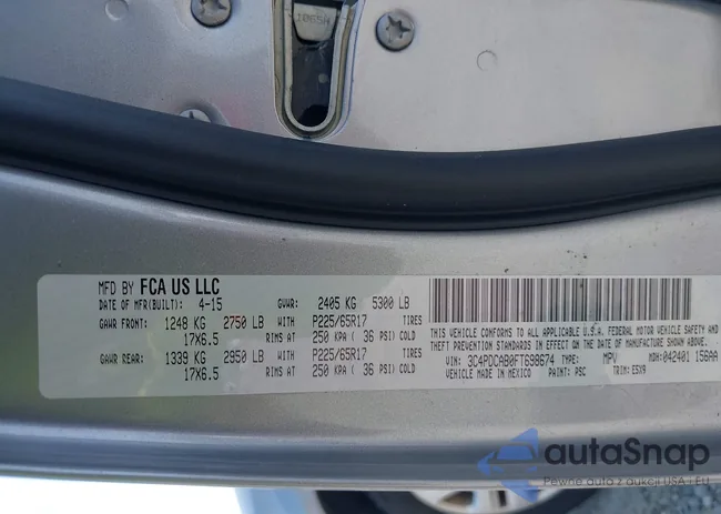 3C4PDCAB0FT698674: 42308994