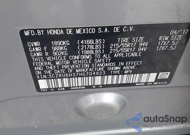 3CZRU6H37HG704923: 42309024