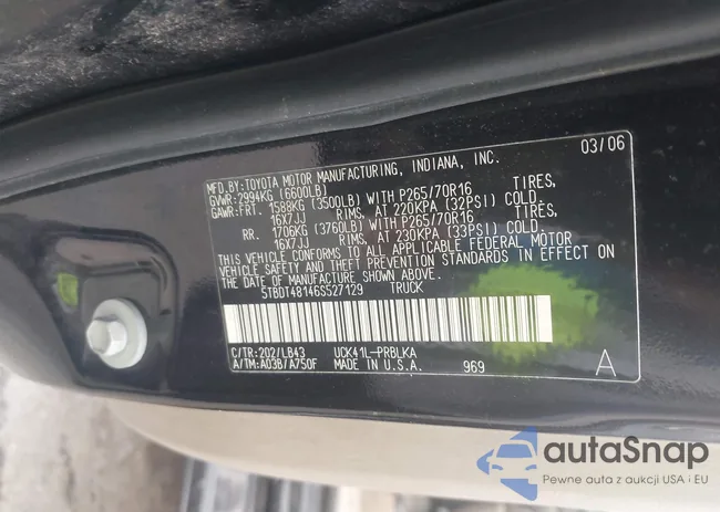 5TBDT48146S527129: 42310429