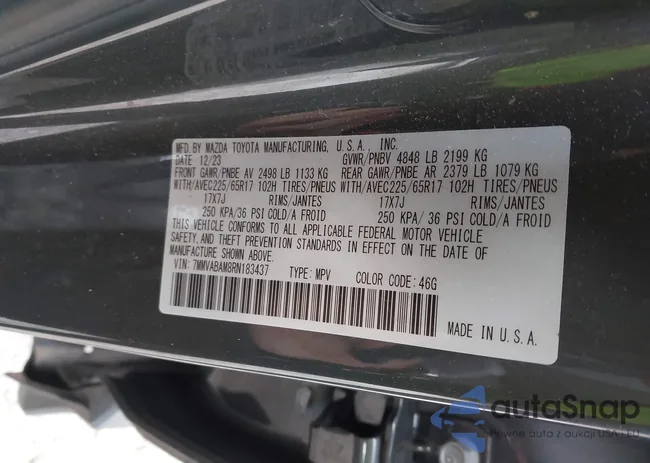 7MMVABAM8RN183437: 42310479