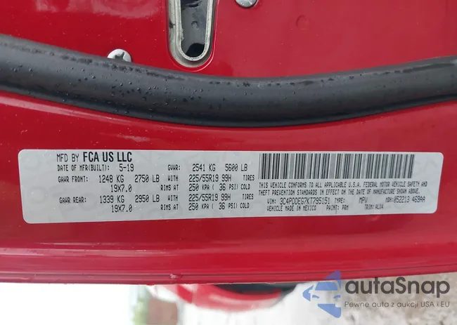 3C4PDDEG7KT795151: 42310674