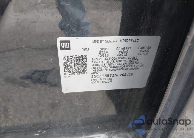 1G1ZB5ST1NF208410: 42309835