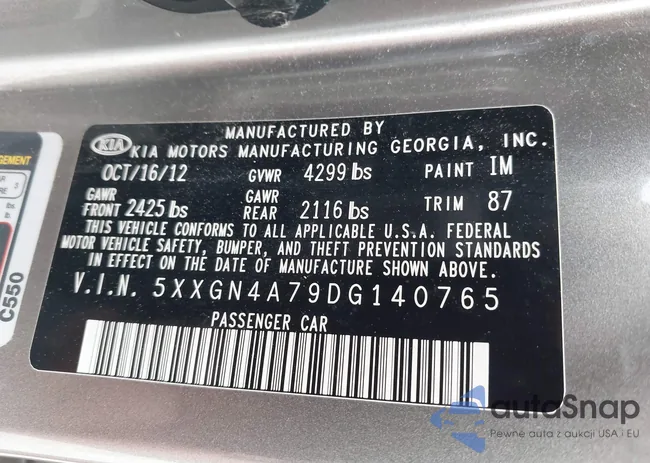 5XXGN4A79DG140765: 42311445