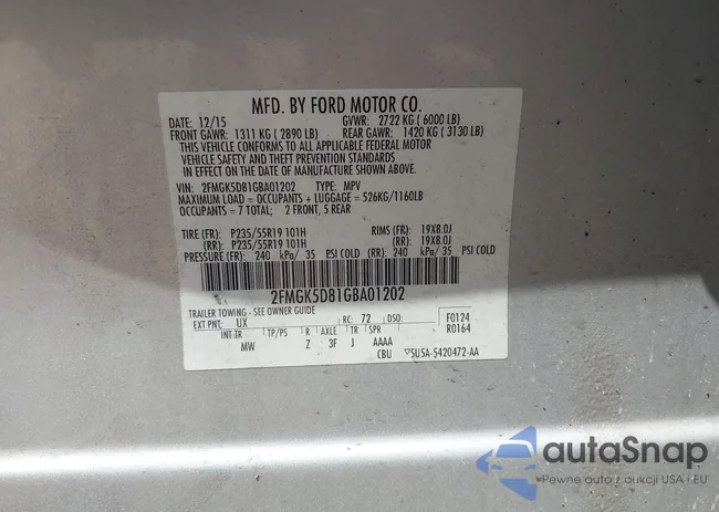 2FMGK5D81GBA01202: 42311575