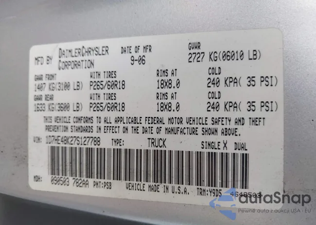 1D7HE48K27S127788: 42311626