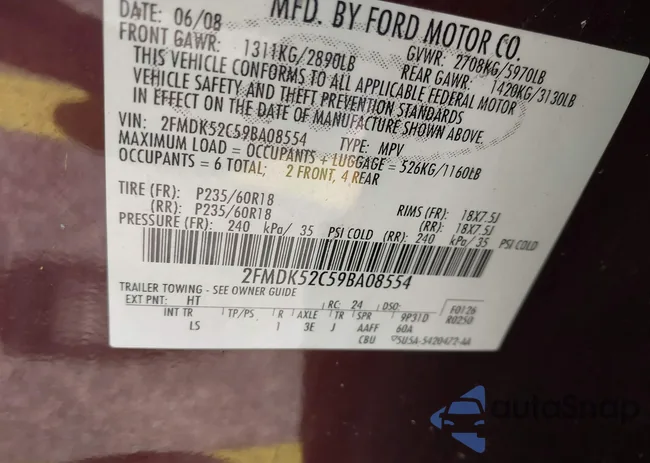 2FMDK52C59BA08554: 42310963