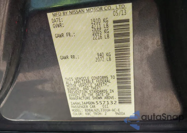 1N4AL3AP6DN557132: 42311024