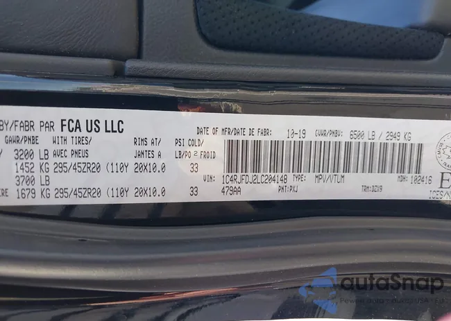 1C4RJFDJ2LC204148: 42312306