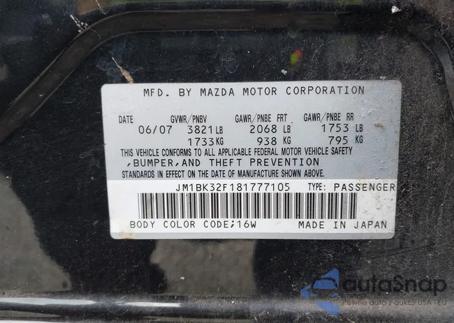 JM1BK32F181777105: 42312403