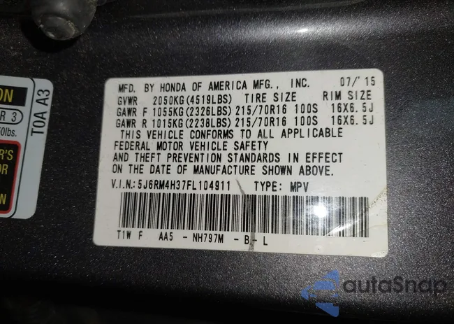 5J6RM4H37FL104911: 42312418