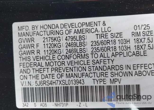 5J6RS4H7XSL013943: 42312681