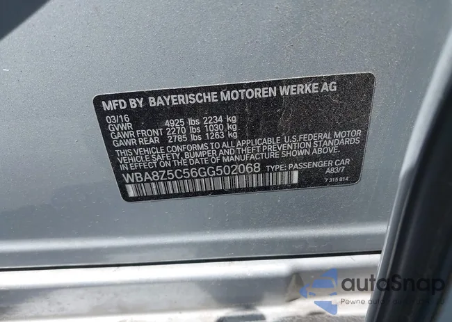 WBA8Z5C56GG502068: 42311896