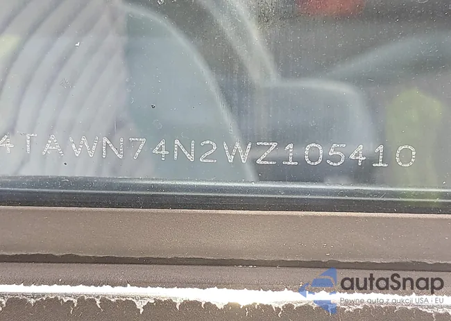 4TAWN74N2WZ105410: 42311983