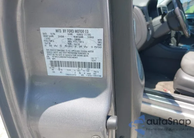 1FMCU49H87KB34041: 42313413