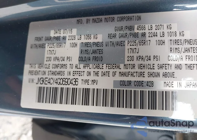 JM3KE4CY4G0690436: 42313452