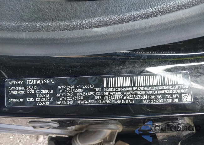 ZACPDFCW9R3A32594: 42312913