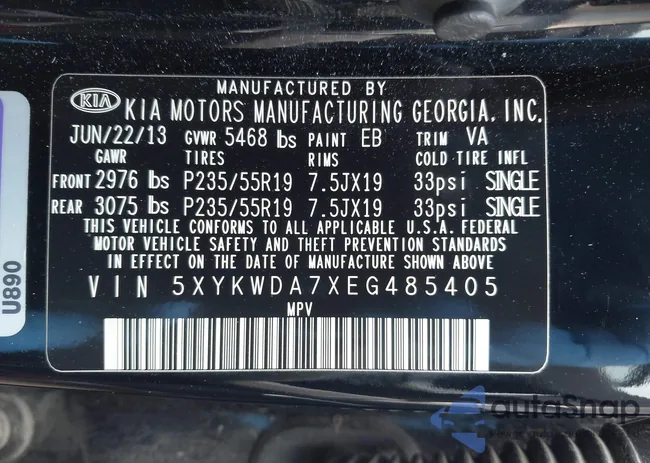 5XYKWDA7XEG485405: 42312938