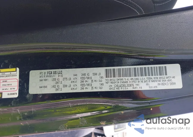 1C4BJWEG8GL333876: 42314351