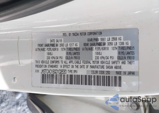 JM3TCACY8G0102630: 42314403