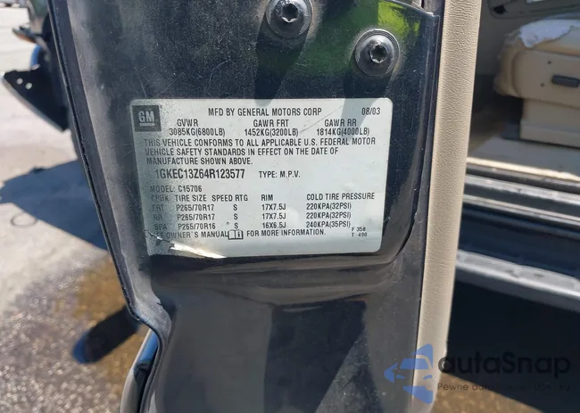 1GKEC13Z64R123577: 42314442