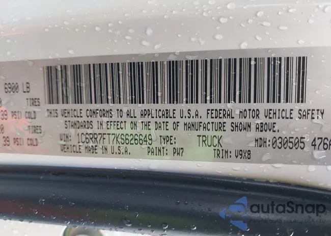 1C6RR7FT7KS626649: 42314618