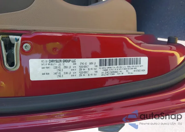 2C4RC1CG6DR508823: 42314741