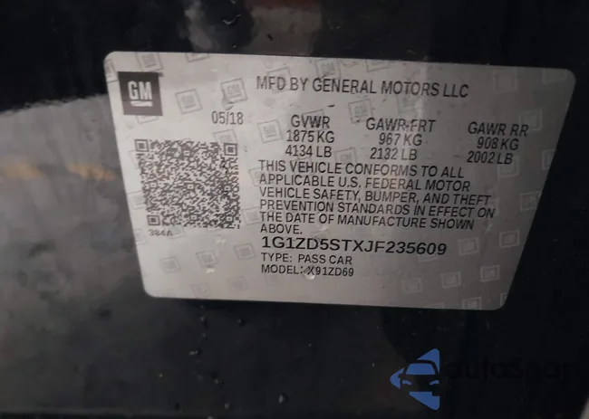 1G1ZD5STXJF235609: 42313819