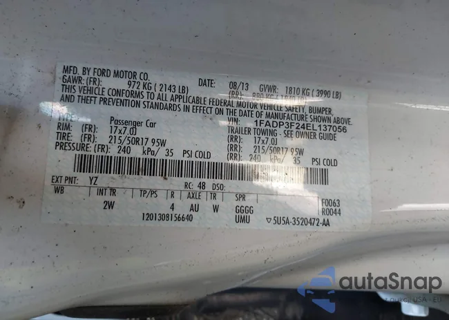 1FADP3F24EL137056: 42315690