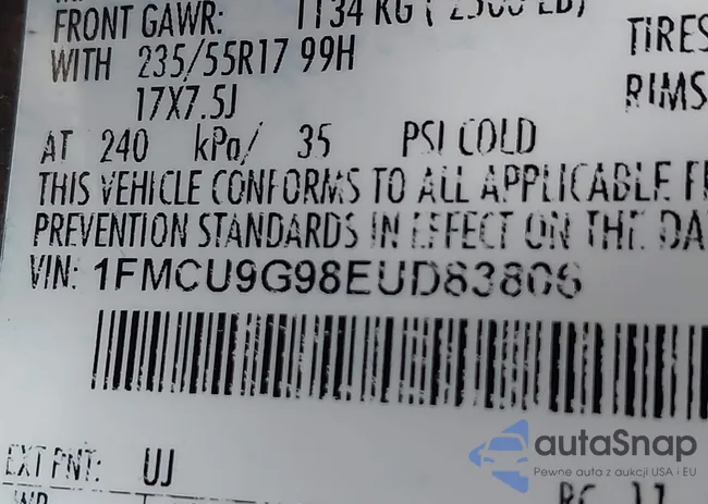 1FMCU9G98EUD83806: 42314886