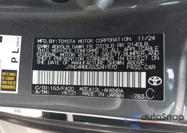 JTND4MBE6S3241970: 42314907