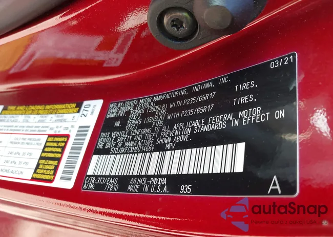 5TDJSKFCXMS014664: 42315007