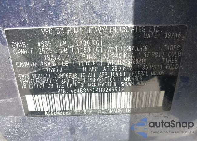 4S4BSANC4H3249919: 42316296