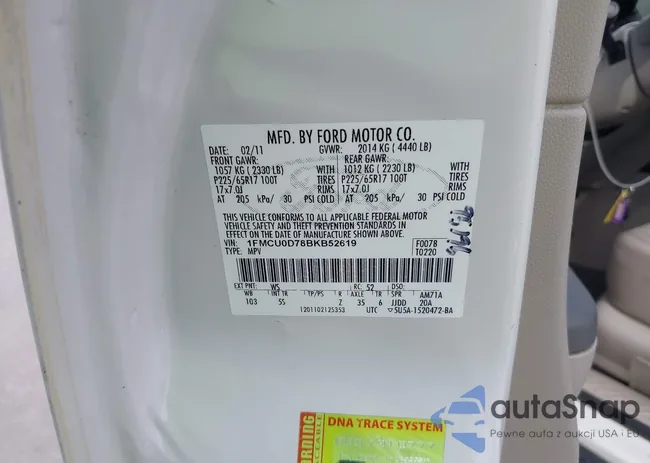 1FMCU0D78BKB52619: 42316372