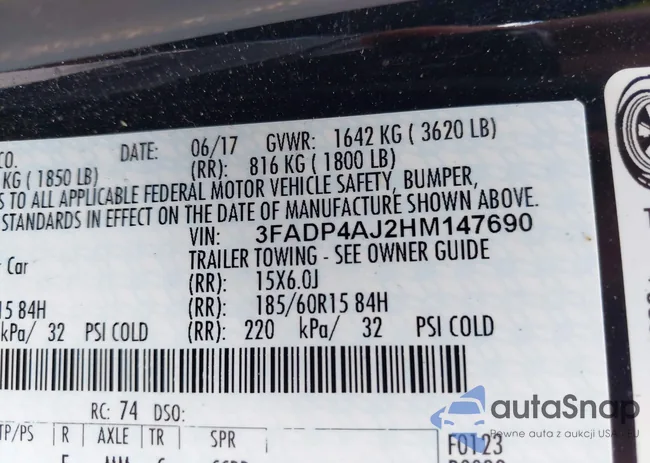 3FADP4AJ2HM147690: 42316546