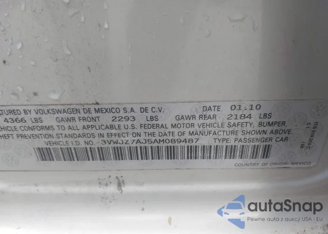 3VWJZ7AJ5AM089487: 42316678