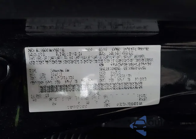 1FADP3F26HL276139: 42316774