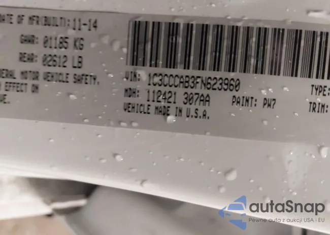 1C3CCCAB3FN623960: 42315826