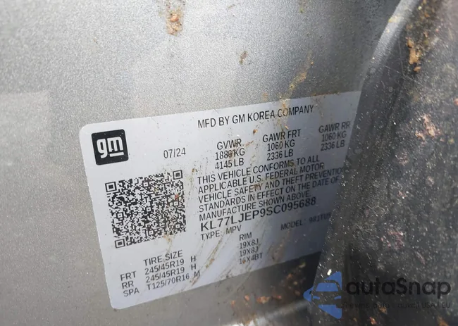 KL77LJEP9SC095688: 42316102