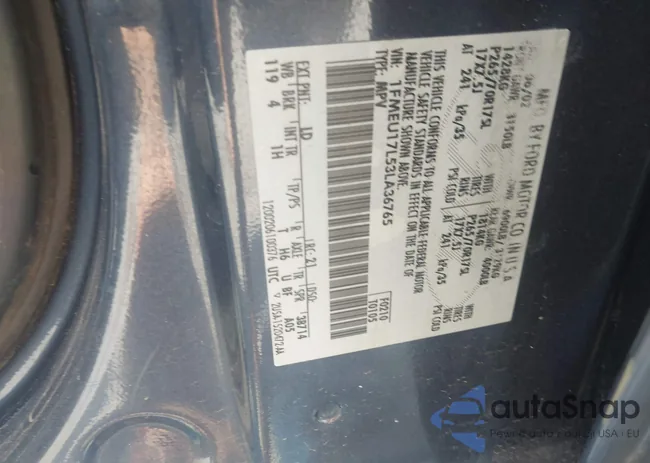 1FMEU17L53LA36765: 42317731