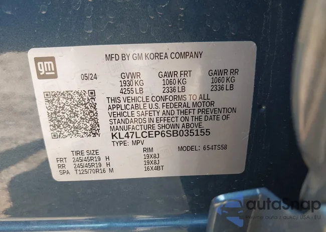 KL47LCEP6SB035155: 42316808