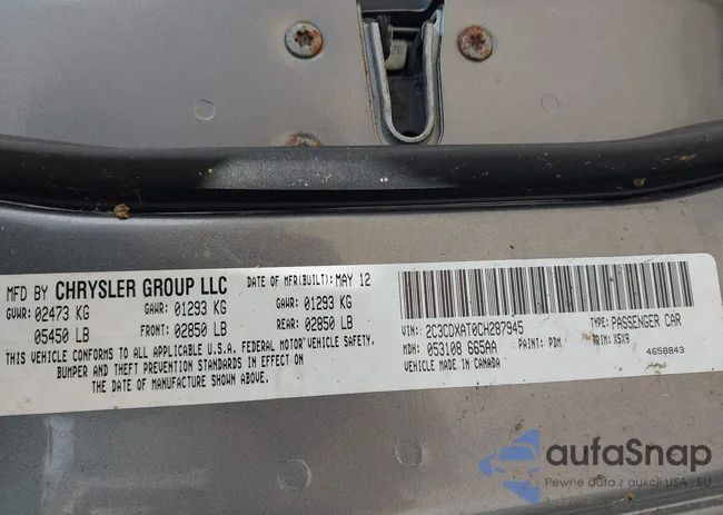 2C3CDXAT0CH287945: 42318259