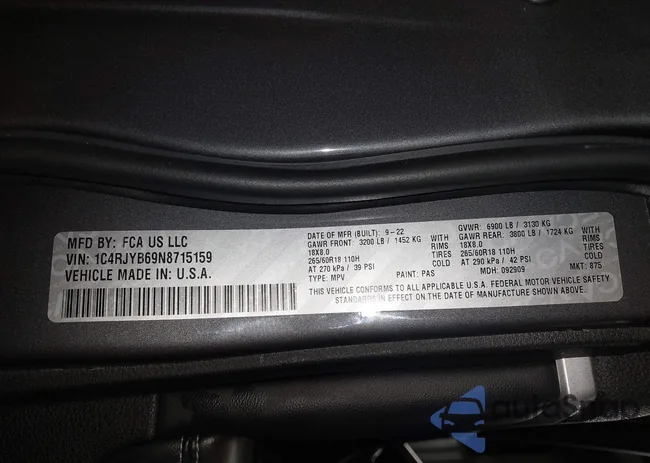 1C4RJYB69N8715159: 42318282