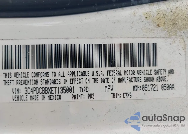 3C4PDCBBXET135001: 42318360