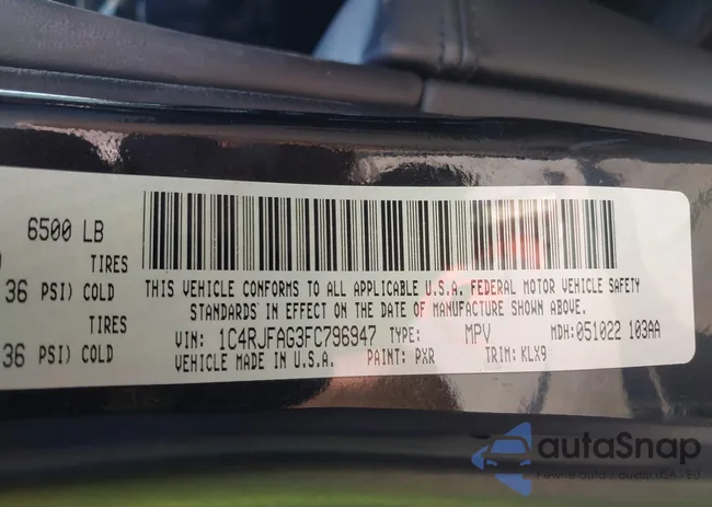 1C4RJFAG3FC796947: 42318401