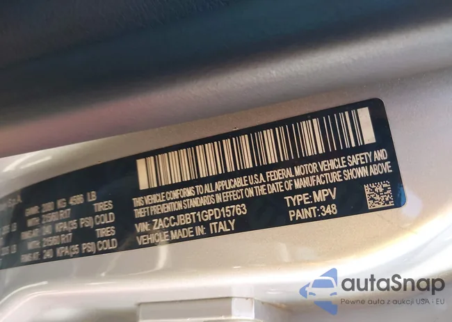 ZACCJBBT1GPD15763: 42318649