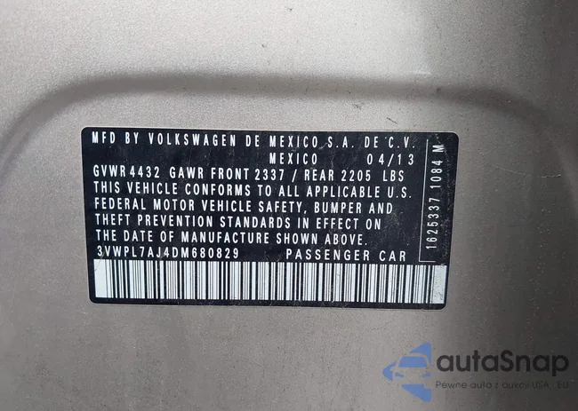 3VWPL7AJ4DM680829: 42318674