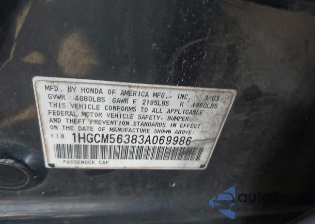 1HGCM56383A069986: 42317796